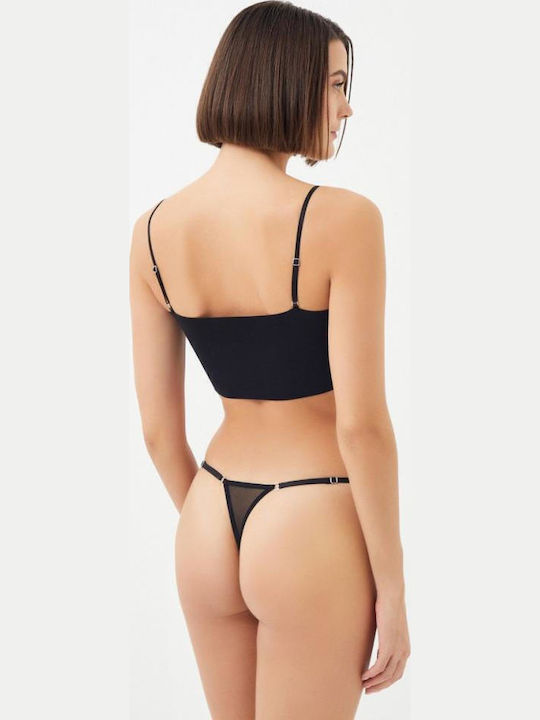 Γυναικείο String Μαύρο