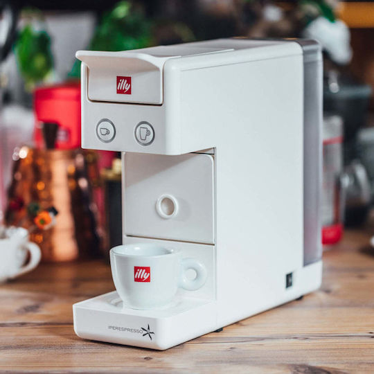 Illy Y3.3 Iperespresso Pod Coffee Machine Iperespresso Pressure 19bar White