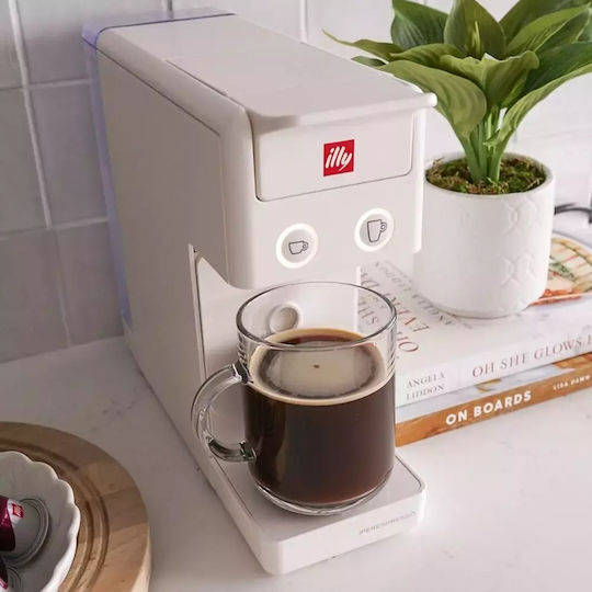 Illy Y3.3 Iperespresso Pod Coffee Machine Iperespresso Pressure 19bar White
