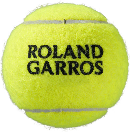 Wilson Roland Garros Clay Μπαλάκια Τένις για Τουρνουά 3τμχ