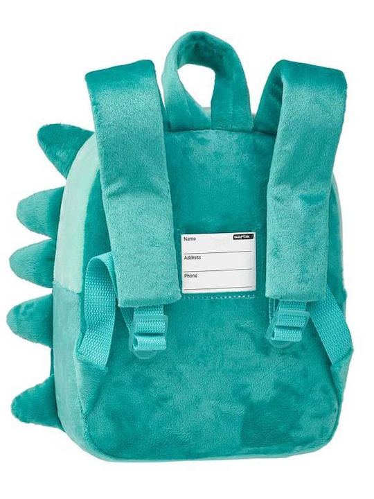 Safta Δεινόσαυρος School Bag Backpack Kindergarten in Green color