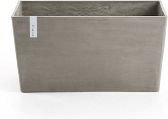 Ecopots Paris Кутия за саксии Пластмаса Taupe 80x38x40см.
