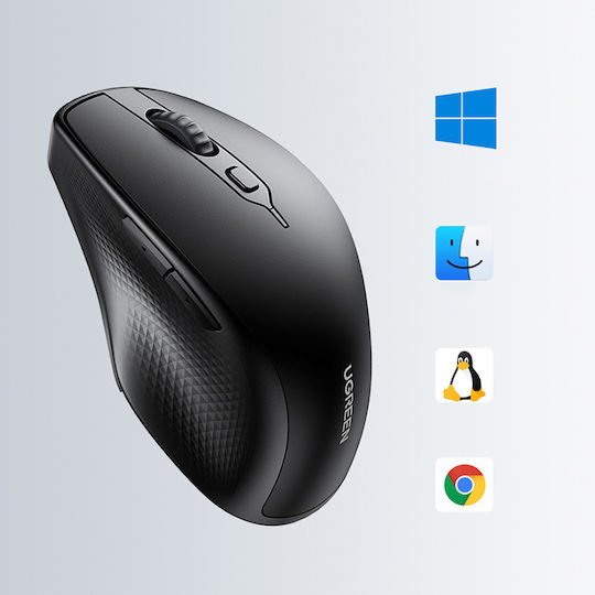 Ugreen MU101 Безжичен Bluetooth Мишка Черен