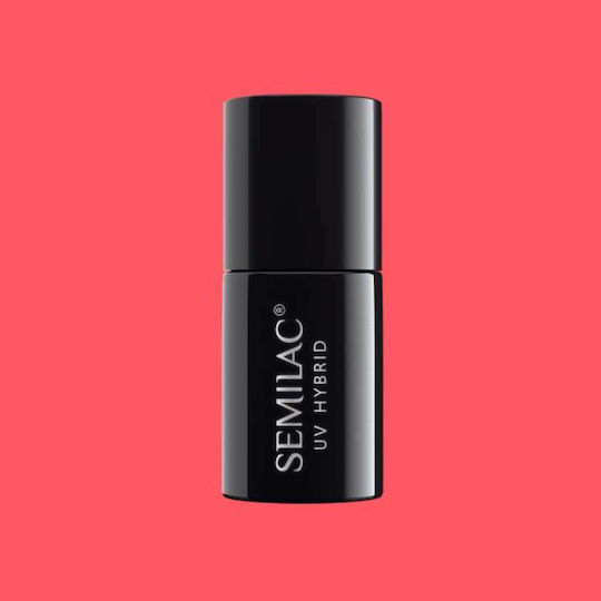 Semilac Classic Semi-Permanent Nail Polish Coral 006 7ml 1pcs