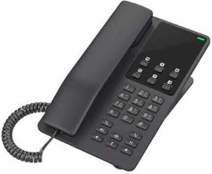 Grandstream GHP621 Verkabelt IP-Telefon mit 2 Linien in Schwarz