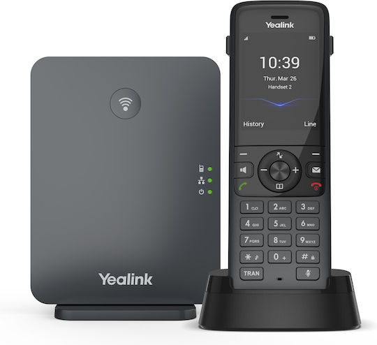 Yealink W78P Cordless IP Phone with 10 Lines Black