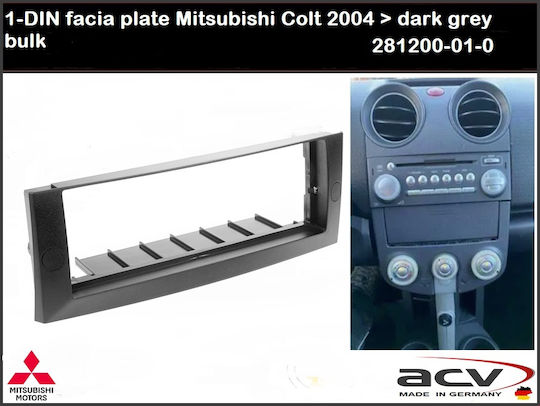Ice Πρόσοψη 2 Din για Mercedes-Benz R Mini ONE Mitsubishi Colt Scania R 2004-2008