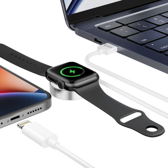 Tech-Protect Ultraboost 2in1 Magnetic Φορτιστής για Apple Watch Λευκός