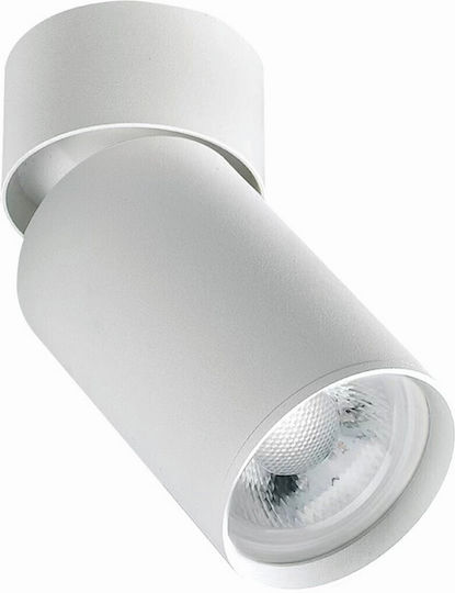 Zambelis Lights Μονό Σποτ με Ντουί GU10 σε Λευκό Χρώμα