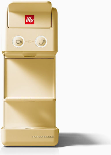 Illy Y3.3 Iperespresso Pod Coffee Machine Iperespresso Pressure 19bar Light Yellow