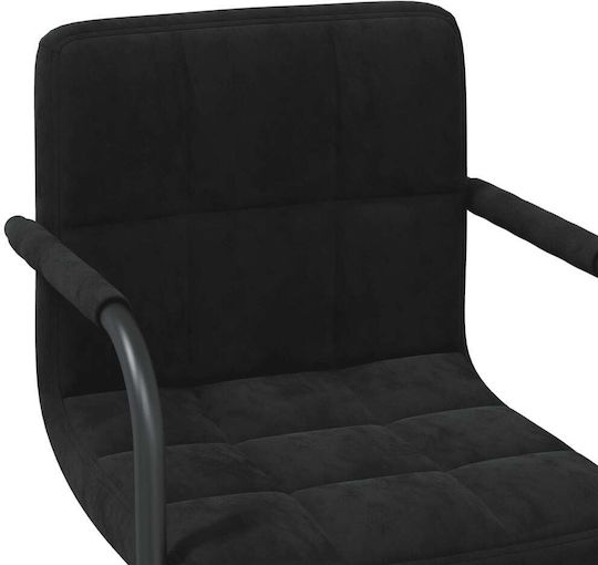 Scaune Bar cu Spătar & Înălțime Reglabilă Negru 6buc 48x47x71-85.5buc