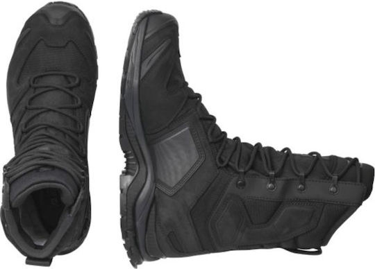 Salomon Στρατιωτικά Αρβύλα Forces GTX 8" Αδιάβροχα με μεμβράνη Gore-Tex Δερμάτινα Μαύρα
