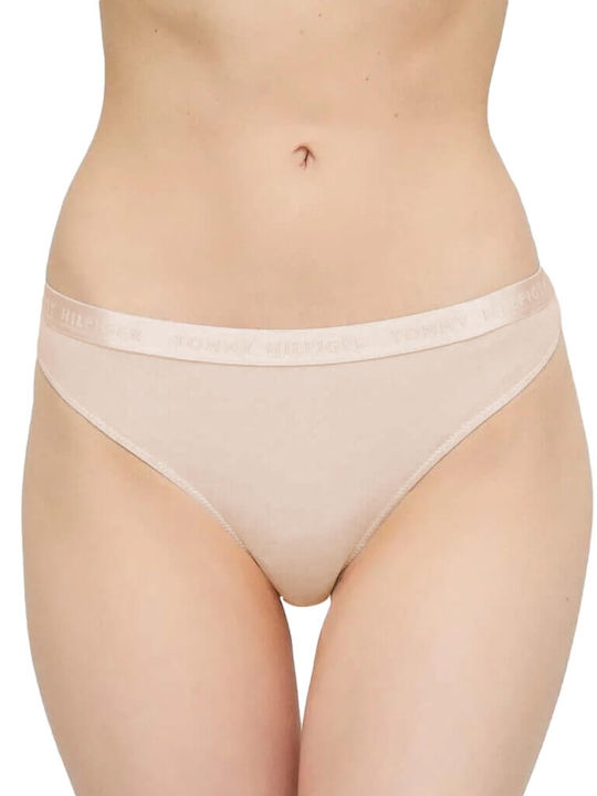 Γυναικεία String 3Pack Black/Beige/Pink