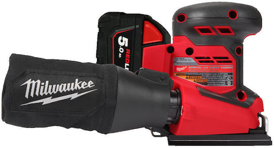 Milwaukee M18 BQSS-0 Solo Battery Powered Pulse Sander with Speed Control and with Suction System 4933479966