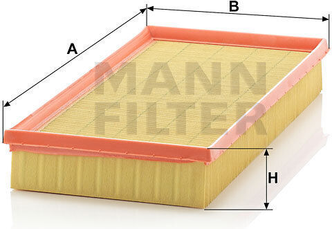 Mann Filter Luftfilter für Autos für Mitsubishi Carisma / Raumstern Volvo S40 / V40