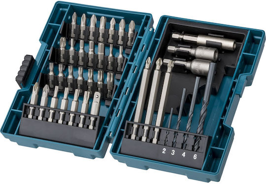 Makita DLX2414JX4 Σετ Κρουστικό Δραπανοκατσάβιδο & Παλμικό Κατσαβίδι 18V με 2 Μπαταρίες 3Ah και Θήκη