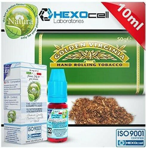 Hexocell Ready-to-use E-Liquid Virginia with Smoking Flavor 18mg 10ml