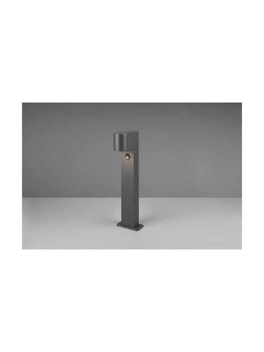 Trio Lighting Roya Outdoor Floor Lamp Small Post IP44 for GU10 Socket Gray