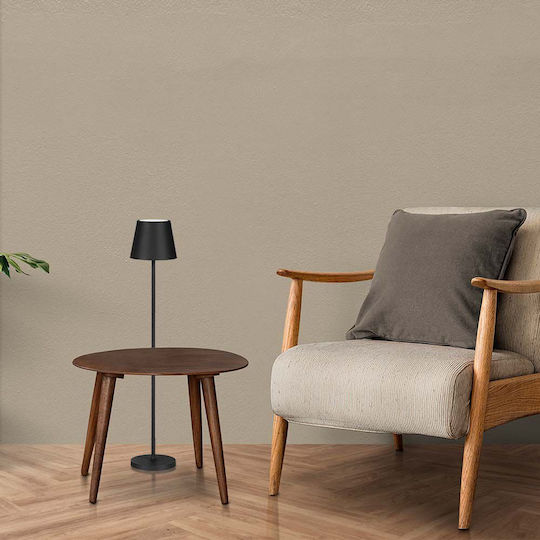 V-TAC LED Floor Lamp Y130xM14cm with Warm White Light 300lm Black
