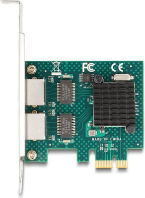 DeLock Wired Gigabit (1Gbps) Ethernet PCI-e Card