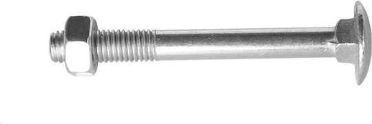 Showood Carriage Bolt Headless Galvanized with Diameter M10 and Length 180mm