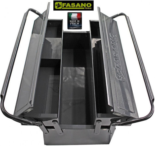 Fasano Tools Εργαλειοθήκη Χειρός Μεταλλική 3 Θέσεων Π43xB16xΥ20cm