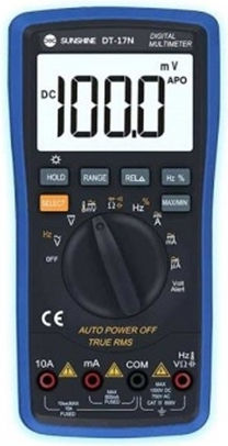Sunshine DT-17N Digitales Multimeter mit AC / DC / Widerstand / Kapazität / Temperaturmessung