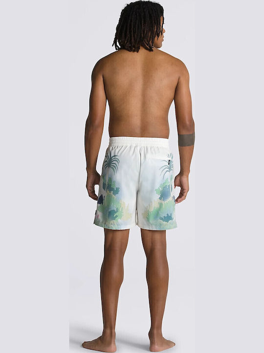 Vans Primary Ανδρικό Μαγιό Σορτς Λευκό Floral