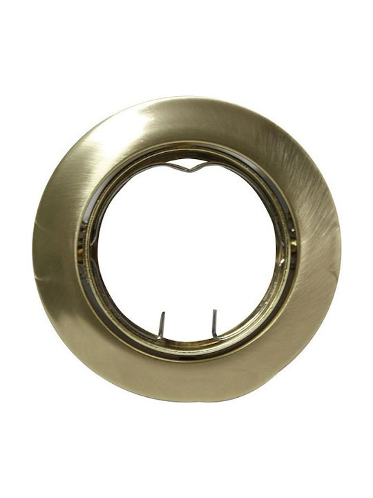 Fos me ΙΩΔ.ΧΩΝ/ Νο207 in Gold Light with Metallisch Einbau Spot Gold 1Stück