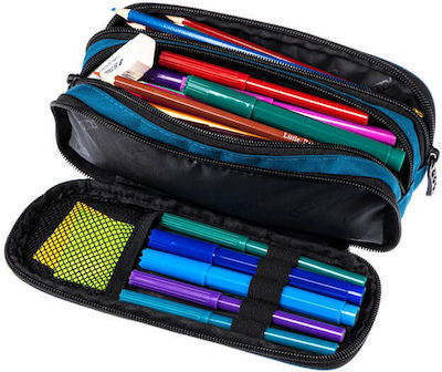 Polo Cryptic Pencil Case with 1 Compartment Gray