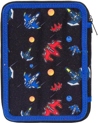 Must Space Battle Pencil Case Full with 2 Compartments