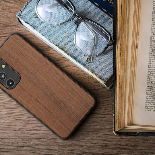 KWmobile Back Cover Lemn Maro închis (Galaxy A54)