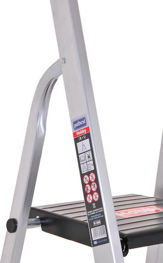 Palbest Hobby Ladder Aluminum with 3+1 Steps 153cm