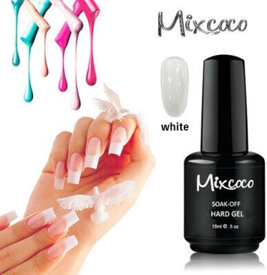 Mixcoco Soak-Off Hard Builder Gel Νυχιών 02 Milky Λευκό 15ml
