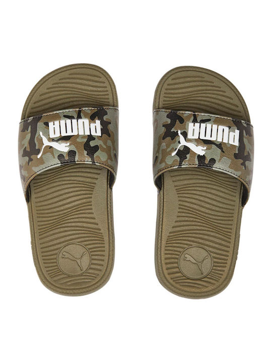 Șlapi pentru copii Kaki Cool Cat 2.0