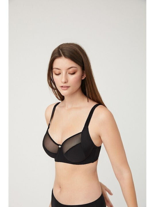 Minimizer Minimizer Bra without Padding Underwire Black