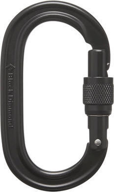 Black Diamond Oval Keylock Screwgate Καραμπίνερ Ασφαλείας 1τμχ