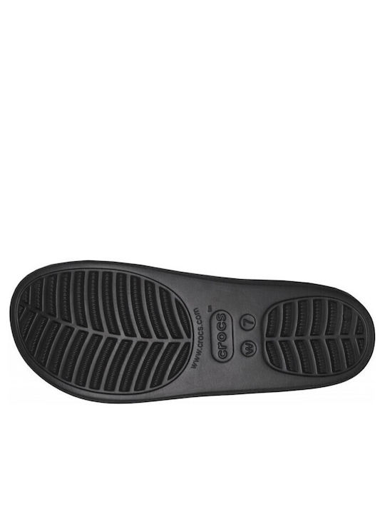Baya Flip Flops In Sandal Style With Platform In Black Colour