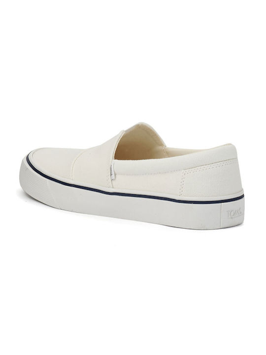 Women's Canvas Slip-Ons White