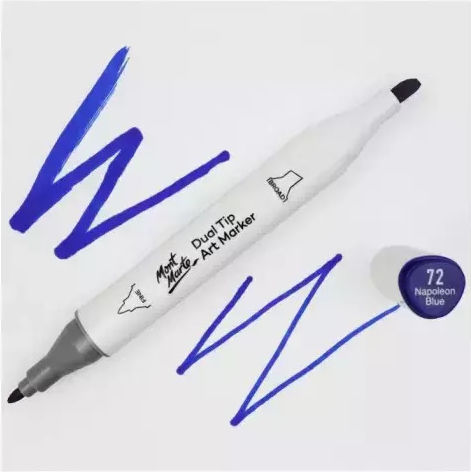 Mont Marte Перманентен Маркер Napoleon Blue No72