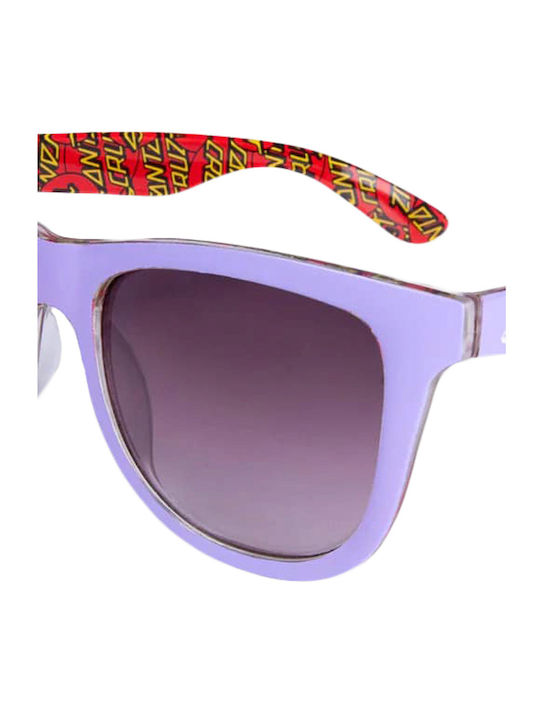 Santa Cruz Classic Dot Women's Sunglasses with Purple Plastic Frame and Purple Gradient Lens SCA-SUN-0227