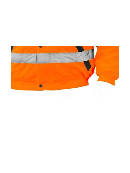 Stenso Work Coveralls Full Body with Reflective Tapes Waterproof Orange