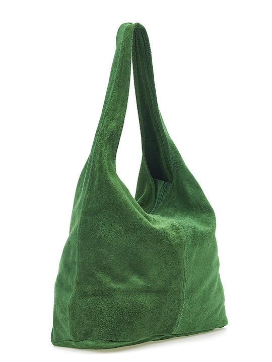 Sequoia Leather Suede Shoulder Bag seq-16-1003 green