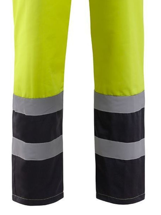Stenso Work Coveralls Dungarees & Reflective Tapes Yellow