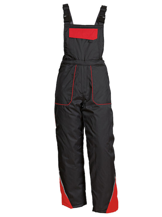 Stenso Work Coveralls Dungarees Waterproof Cotton Black