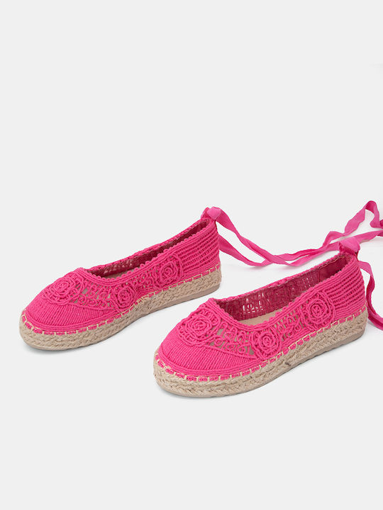 Bozikis Women's Knitted Espadrilles Fuchsia A23-310-7907