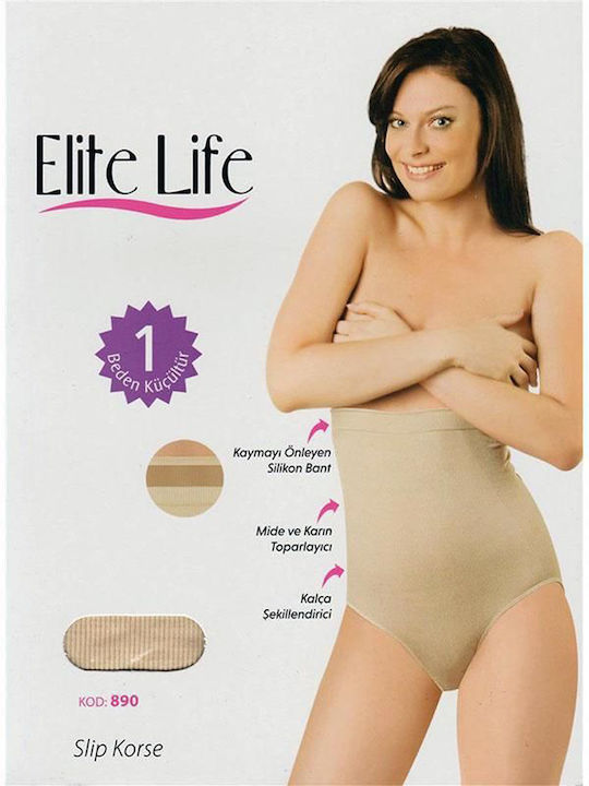 Elite Life 890 Silicone Bottom Bottom Tightening Lastex K-02 - Beige