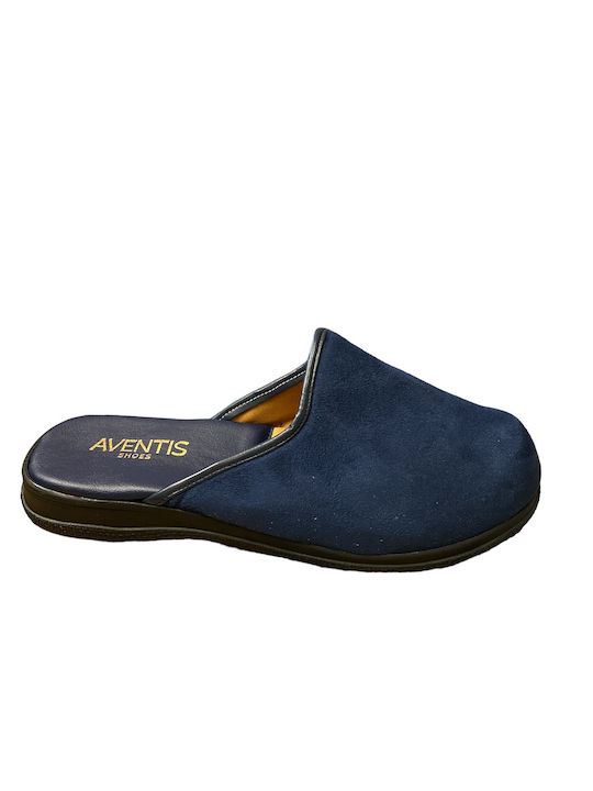 AKIS 1636 MEN'S BLUE SLIPPER