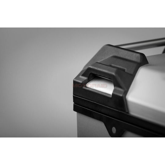 SW-Motech TRAX ADV Πλαϊνή Βαλίτσα Μοτοσυκλέτας Αριστερή Αλουμινίου 37lt σε Μαύρο Χρώμα
