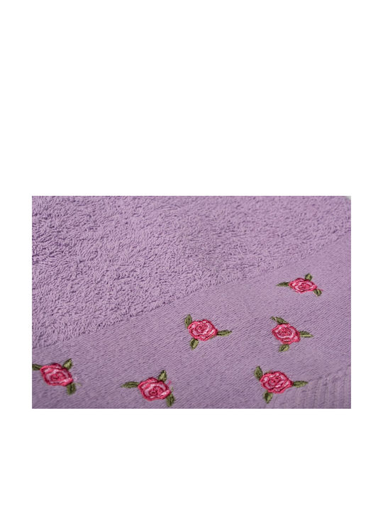 Dimcol Πετσέτα Σώματος 70x140εκ. Μωβ Βάρους 450gr/m²